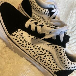 Vans Black and White Polka Dot Women's Shoes